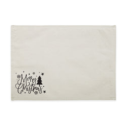 Merry Christmas Cotton Canvas Party Place Mat - The Cotton and Canvas Co.