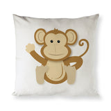 Monkey Baby Pillow Cover - The Cotton and Canvas Co.