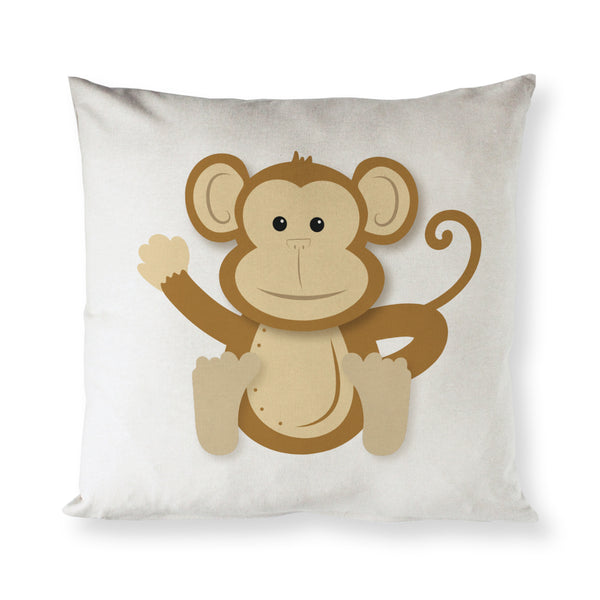 The Cotton and Canvas Co. Monkey Baby Pillow Cover