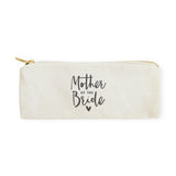 Mother of the Bride Cotton Canvas Pencil Case and Travel Pouch - The Cotton and Canvas Co.