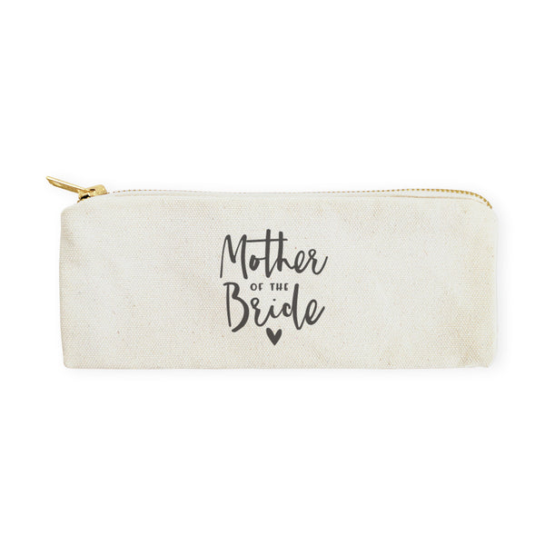 The Cotton and Canvas Co. Mother of the Bride Cotton Canvas Pencil Case and Travel Pouch