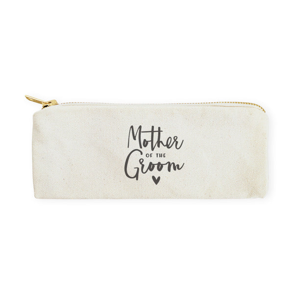 The Cotton and Canvas Co. Mother of the Groom Cotton Canvas Pencil Case and Travel Pouch