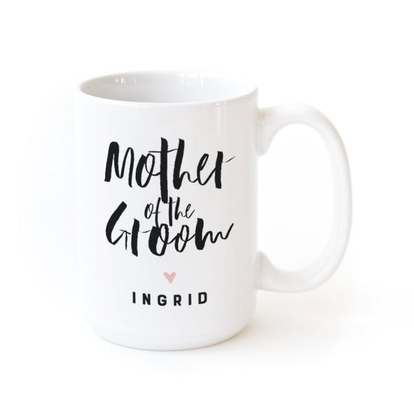 The Cotton and Canvas Co. Mother of the Groom Personalized Coffee Mug