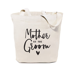 Mother of the Groom Wedding Cotton Canvas Tote Bag - The Cotton and Canvas Co.