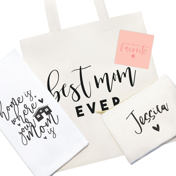 The Cotton and Canvas Co. Best Mom Ever Mother's Day Gift Box