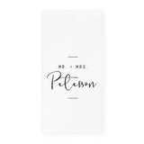 Personalized Mr. & Mrs. Tea Towel - The Cotton and Canvas Co.