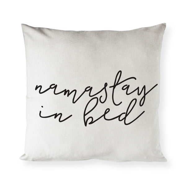 The Cotton and Canvas Co. Namastay in Bed Pillow Cover