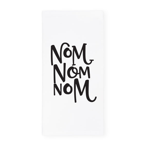 The Cotton and Canvas Co. Nom Nom Nom Kitchen Tea Towel
