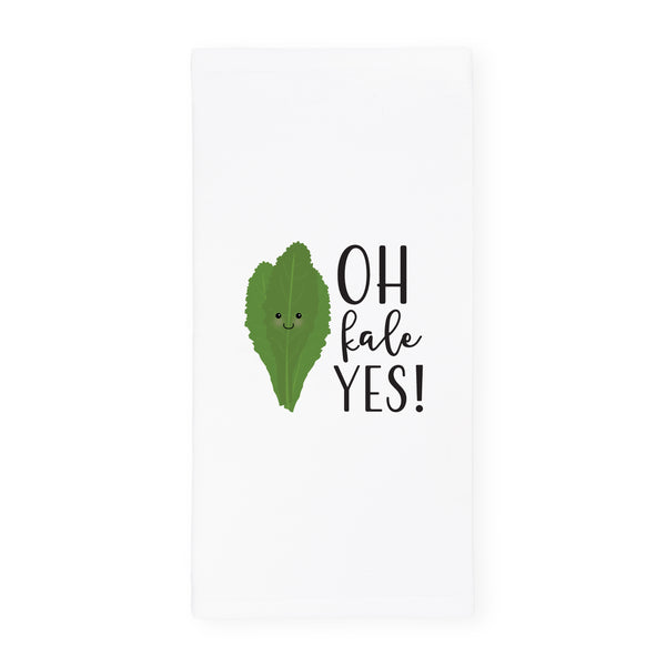 The Cotton and Canvas Co. Oh Kale Yes! Kitchen Tea Towel
