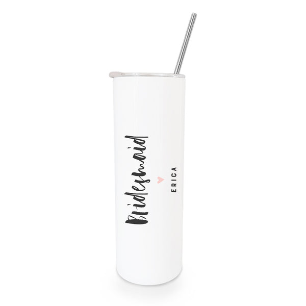 The Cotton and Canvas Co. Bridesmaid Personalized Wedding Tumbler