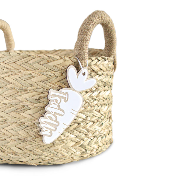 The Cotton and Canvas Co. Personalized Name Easter Carrot Tag