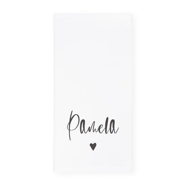 The Cotton and Canvas Co. Personalized Name Kitchen Tea Towel