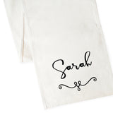 Personalized Name Canvas Table Runner - The Cotton and Canvas Co.