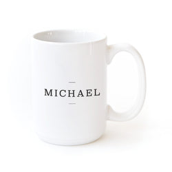 Between the Lines Personalized Name Coffee Mug - The Cotton and Canvas Co.