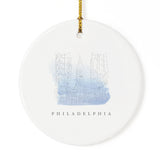 Philadelphia Christmas Ornament - The Cotton and Canvas Co.