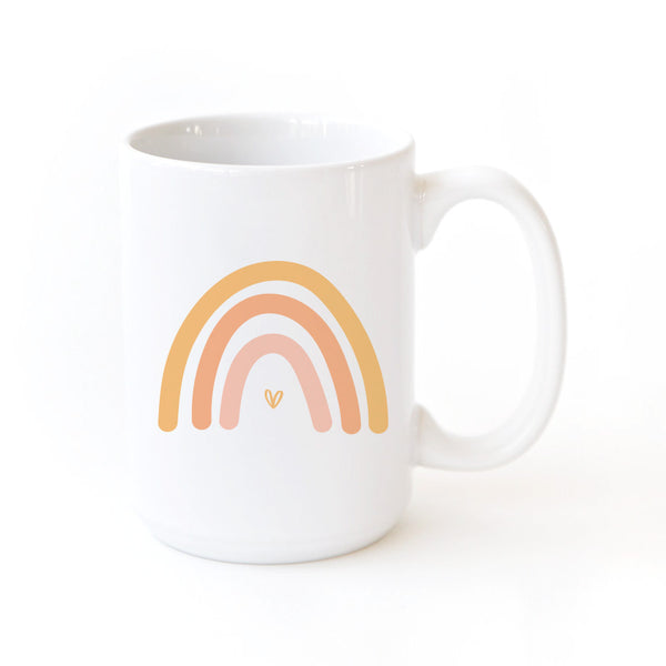 The Cotton and Canvas Co. Rainbow Coffee Mug