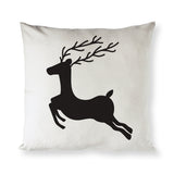 Reindeer Christmas Holiday Pillow Cover - The Cotton and Canvas Co.