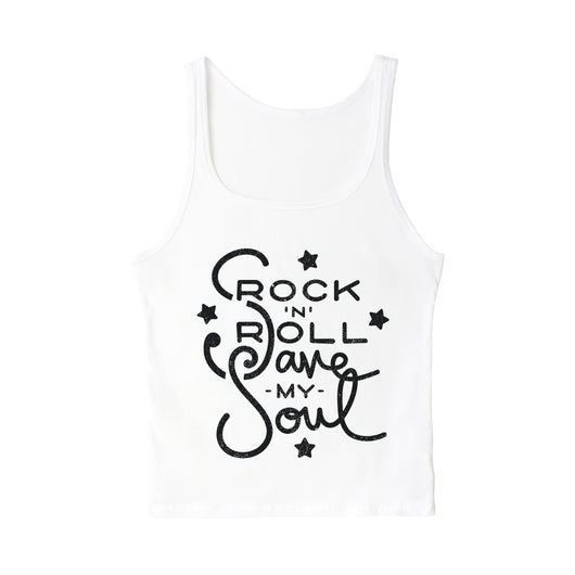Rock n' Roll Save My Soul Tank - The Cotton and Canvas Co.
