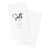 Salt & Pepper Kitchen Tea Towel, 2-Pack - The Cotton and Canvas Co.