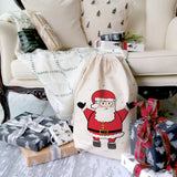 Santa Claus Christmas Santa Sack - The Cotton and Canvas Co.