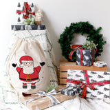 Santa Claus Christmas Santa Sack - The Cotton and Canvas Co.