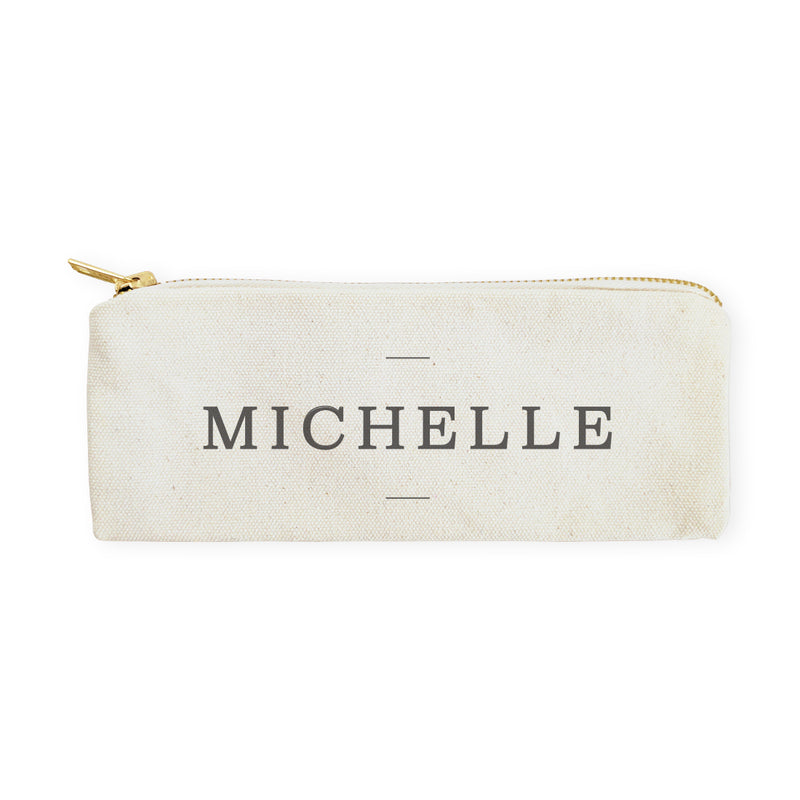 Personalized Modern Name Pencil Case and Travel Pouch – The Cotton & Canvas  Co.