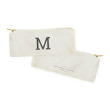 Personalized Modern Monogram Pencil Case and Travel Pouch - The Cotton and Canvas Co.