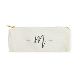 Personalized Handwritten Monogram Pencil Case and Travel Pouch - The Cotton and Canvas Co.