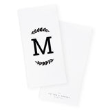 Personalized Single Monogram Tea Towel - The Cotton and Canvas Co.