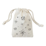Snowflakes Christmas Holiday Favor Bags, 6-Pack - The Cotton and Canvas Co.
