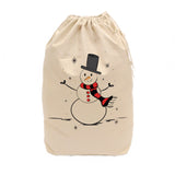 Snowman Christmas Santa Sack - The Cotton and Canvas Co.