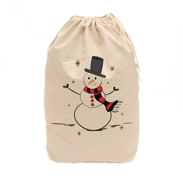 The Cotton and Canvas Co. Snowman Christmas Santa Sack