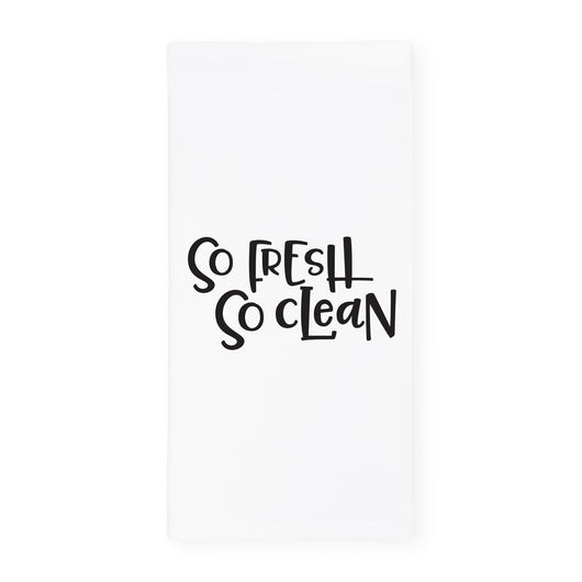 So Fresh So Clean Kitchen Tea Towel - The Cotton and Canvas Co.
