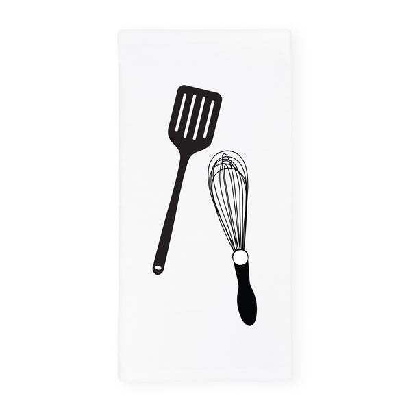 The Cotton and Canvas Co. Whisk and Spatula Kitchen Tea Towel