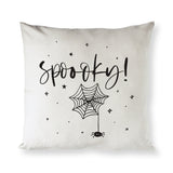 Spooky! Cotton Canvas Halloween Pillow Cover - The Cotton and Canvas Co.