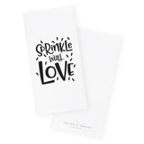 Sprinkle With Love Kitchen Tea Towel - The Cotton and Canvas Co.