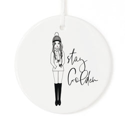 Stay Golden Christmas Ornament - The Cotton and Canvas Co.