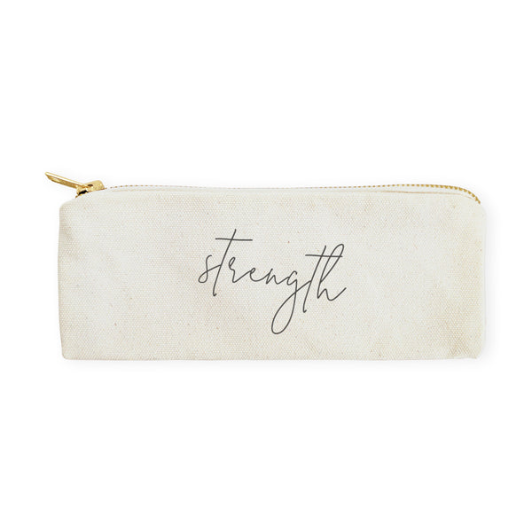 The Cotton and Canvas Co. Strength Cotton Canvas Pencil Case and Travel Pouch