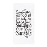 Summer Favorites Kitchen Tea Towel - The Cotton and Canvas Co.