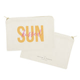 Sunkissed Cotton Canvas Cosmetic Bag - The Cotton and Canvas Co.