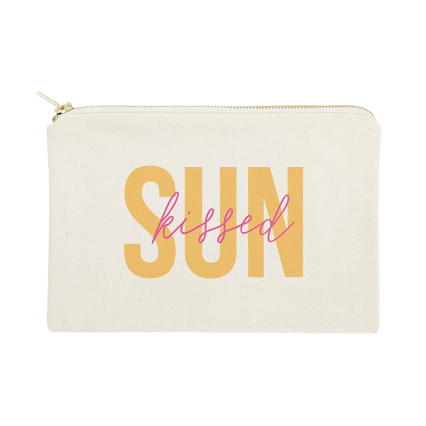 The Cotton and Canvas Co. Sunkissed Cotton Canvas Cosmetic Bag