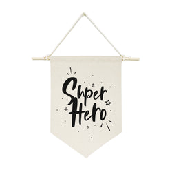 Super Hero Hanging Wall Banner - The Cotton and Canvas Co.