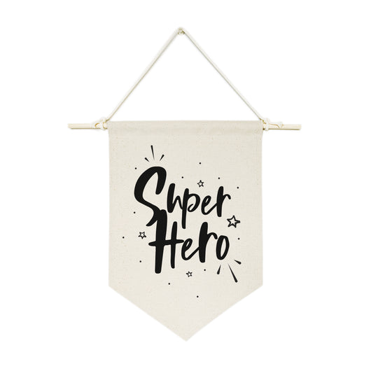 Super Hero Hanging Wall Banner - The Cotton and Canvas Co.