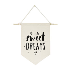 Sweet Dreams Hanging Wall Banner - The Cotton and Canvas Co.