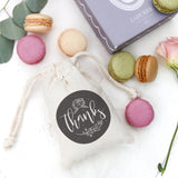 Thanks Wedding Favor Bags, 6-Pack - The Cotton and Canvas Co.