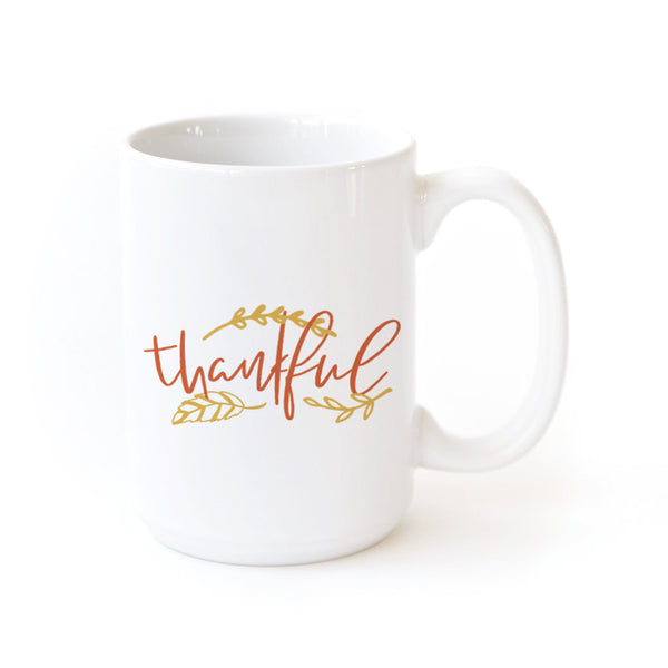 The Cotton and Canvas Co. Thankful Coffee Mug