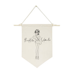 The Future is Female Hanging Wall Banner - The Cotton and Canvas Co.