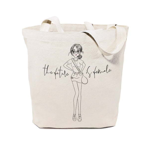 The Cotton and Canvas Co. The Future is Female Cotton Canvas Tote Bag