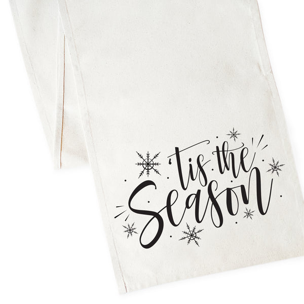 The Cotton and Canvas Co. Tis the Season Cotton Canvas Table Runner