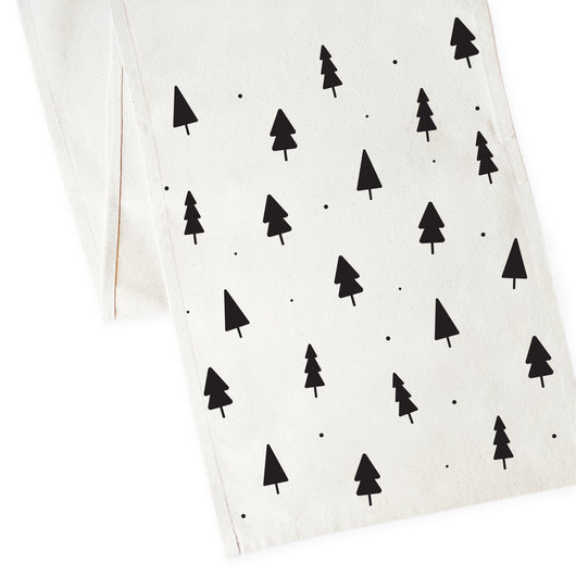 Christmas Tree Cotton Canvas Table Runner - The Cotton and Canvas Co.